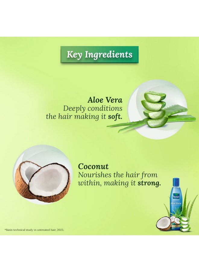 Aloe Vera Enriched Coconut Hair Oil, 400 Ml | For Soft, Strong Hair