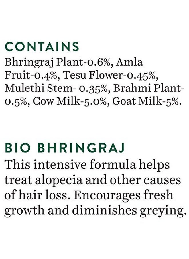 Bhringraj Therapeutic Hair Oil For Falling Hair | Intensive Hair Regrowth Treatment | Nourishing Hair Follicles| Strong And Shiny Hair| For All Skin Types| 120M