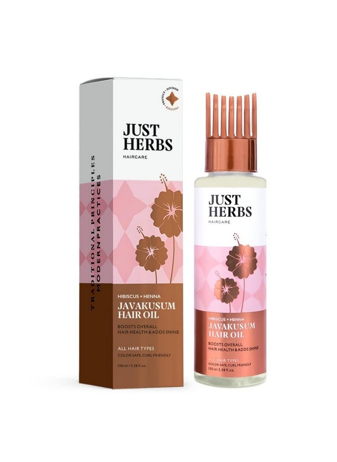 Javakusum Hair Oil For Men & Women, Controls Dandruff, 100% Natural, Certified Organic Ingredients - 100 Ml