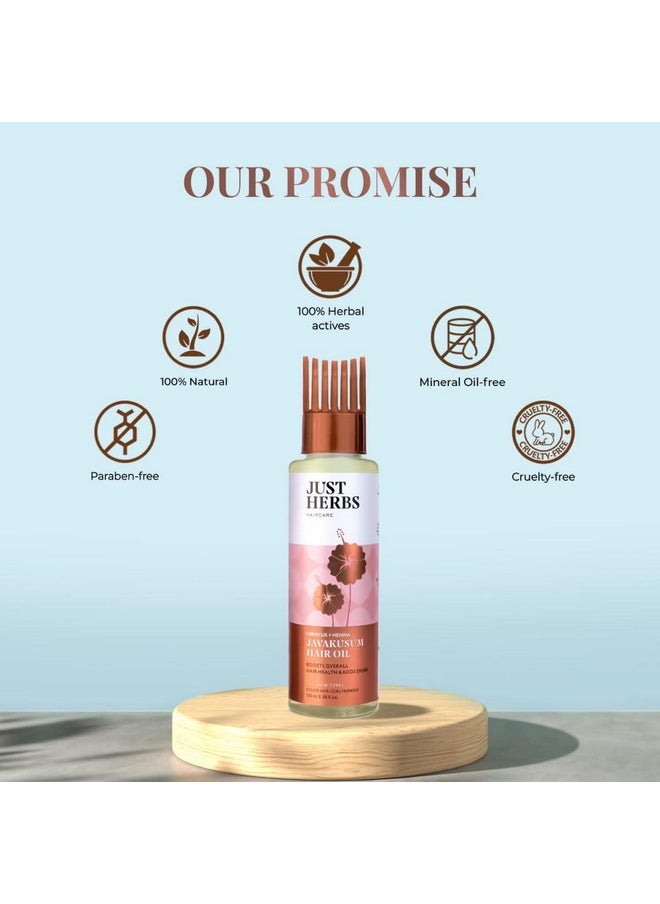 Javakusum Hair Oil For Men & Women, Controls Dandruff, 100% Natural, Certified Organic Ingredients - 100 Ml