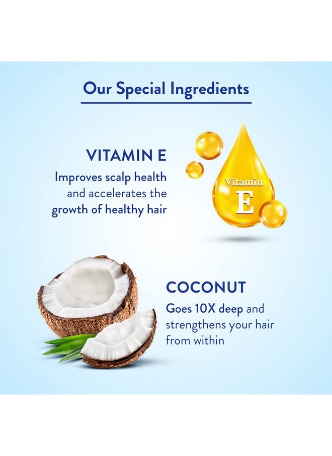 Gold Coconut Hair Oil, Pure Coconut Oil, Vitamin E For Long, Strong & Gorgeous Hair, 400 Ml