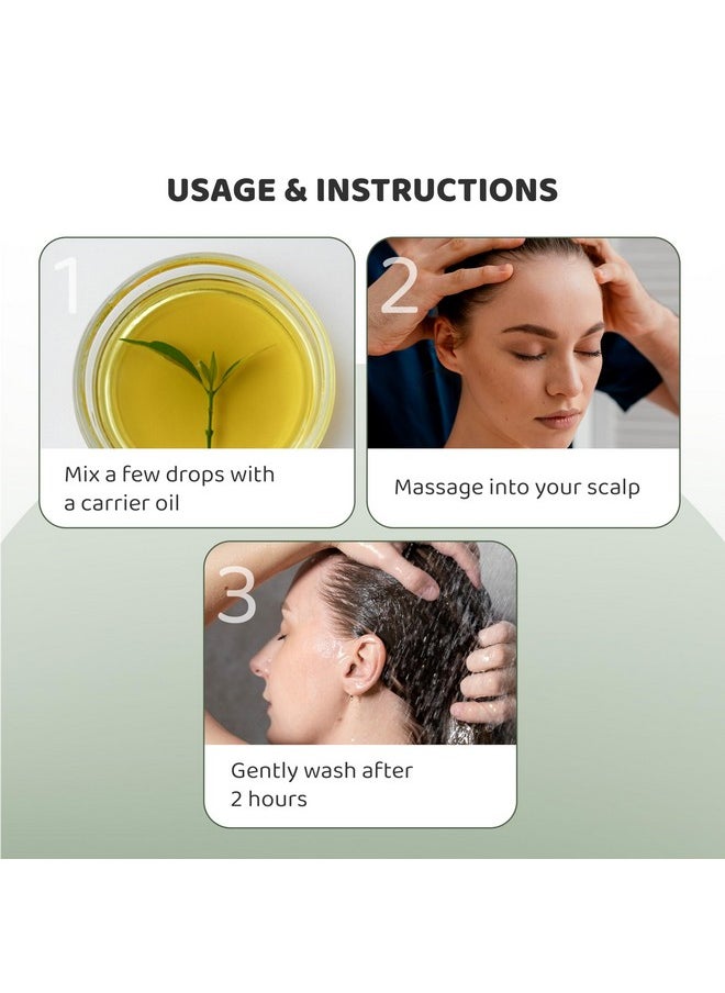 Tea Tree Essential Oil | Tea Tree Oil For Hair | Tea Tree Oil For Face | Tea Tree Oil For Skin | Tea Tree Hair Oil | Tea Tree Oil For Dandruff | Tea Tree Oil For Fungal Infection - 15Ml*2