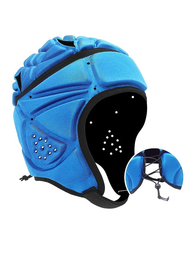 Soft Helmet Rugby Headguards Scrum Cap 7v7 Foam Cotton Head Protector Padded Headgear Autism Sports Flag Football Youth Adult