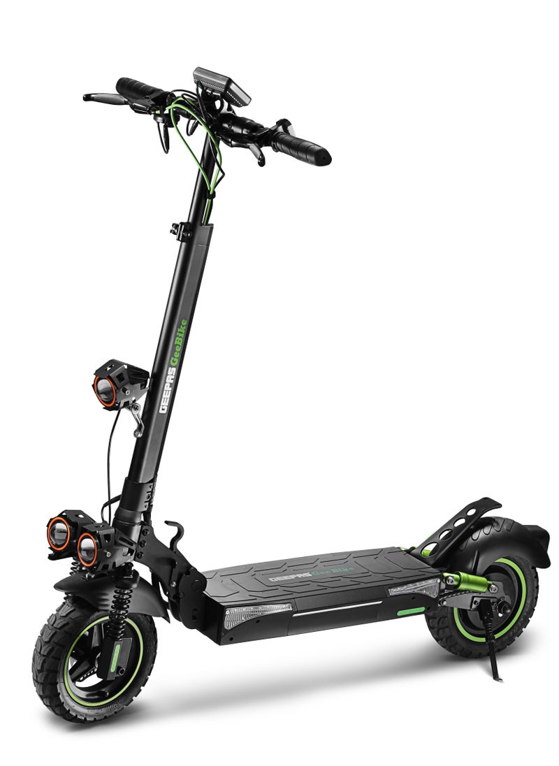 Foldable Electric Scooter with Suspension Digital LED Display | 10