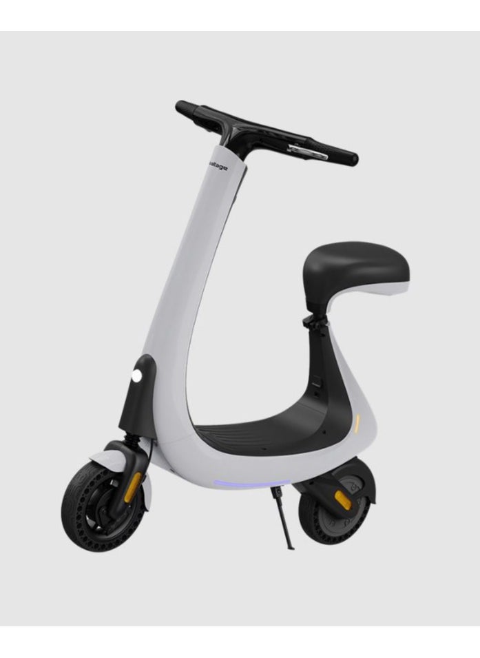 SCT03 PowerMotion Electric Scooter with Seat, 350W Motor, 25 km/h Speed, 45-50 km Range, Digital Display, Turn Signals, KeyCard Lock, Front & Rear Shock Absorbers, Brakes, Lights, Waterproof Design