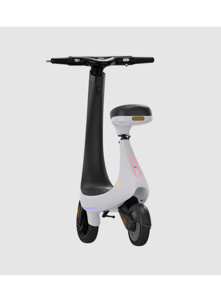 SCT03 PowerMotion Electric Scooter with Seat, 350W Motor, 25 km/h Speed, 45-50 km Range, Digital Display, Turn Signals, KeyCard Lock, Front & Rear Shock Absorbers, Brakes, Lights, Waterproof Design