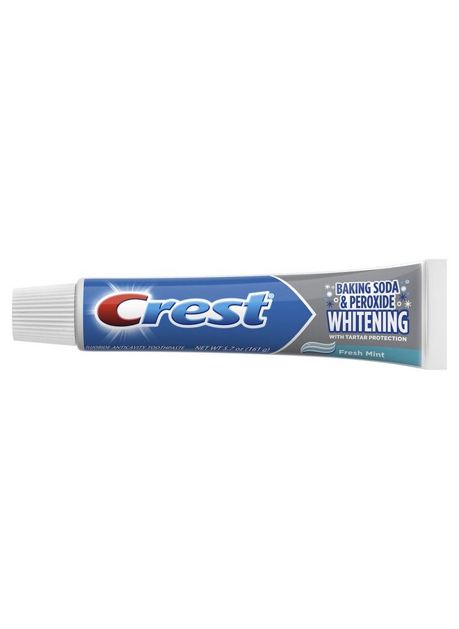 Crest Cavity & Tartar Protection Toothpaste, Whitening Baking Soda & Peroxide, Mint , 5.7oz