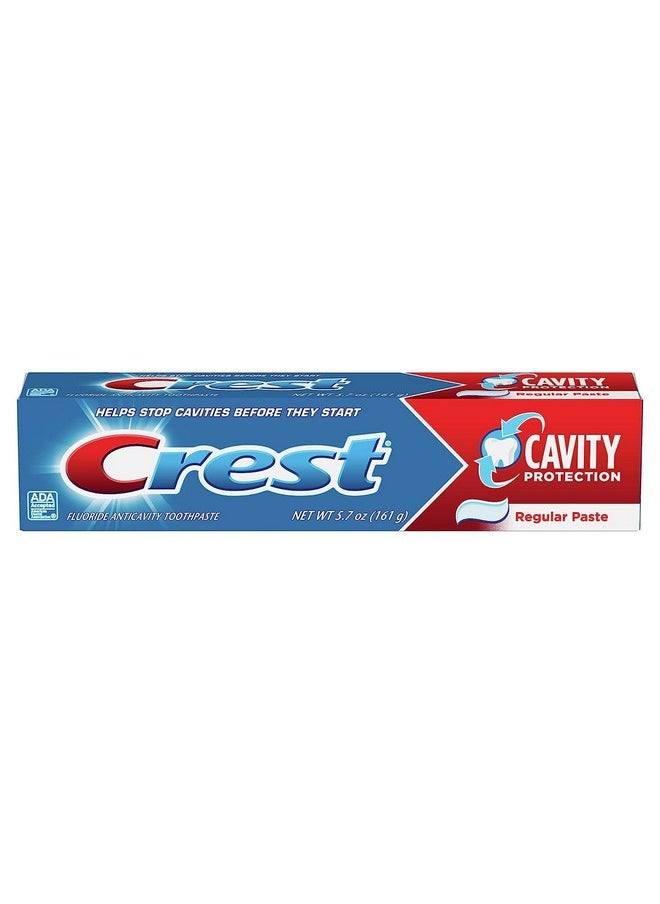 Crest Cavity Protection Toothpaste, Regular Paste, 5.7 oz