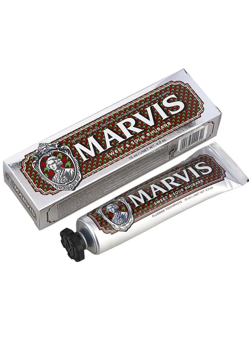Marvis Sweet & Sour Rhubarb Toothpaste 75ml