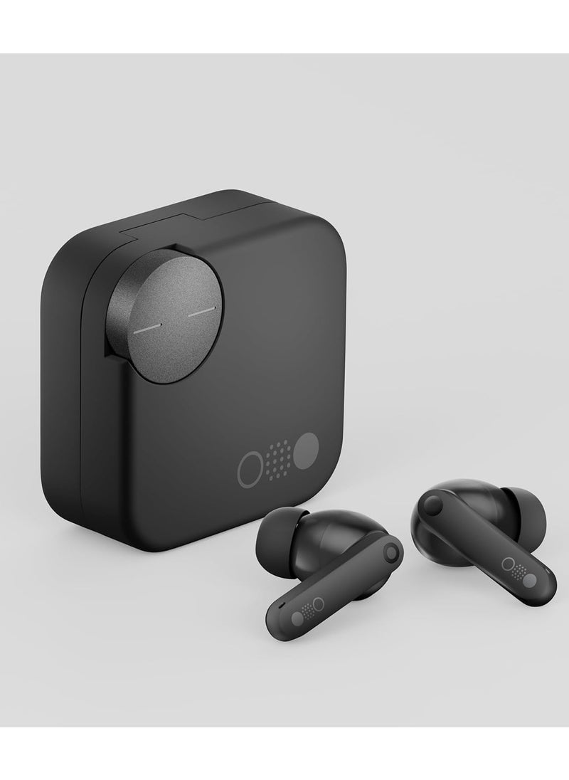 cmf Buds Pro 2,Integrated, True Wireless With Clear Voice Technology 2.0, 50 dB Smart Active Noise Cancellation, Spatial Audio Effect, Middle East Version black
