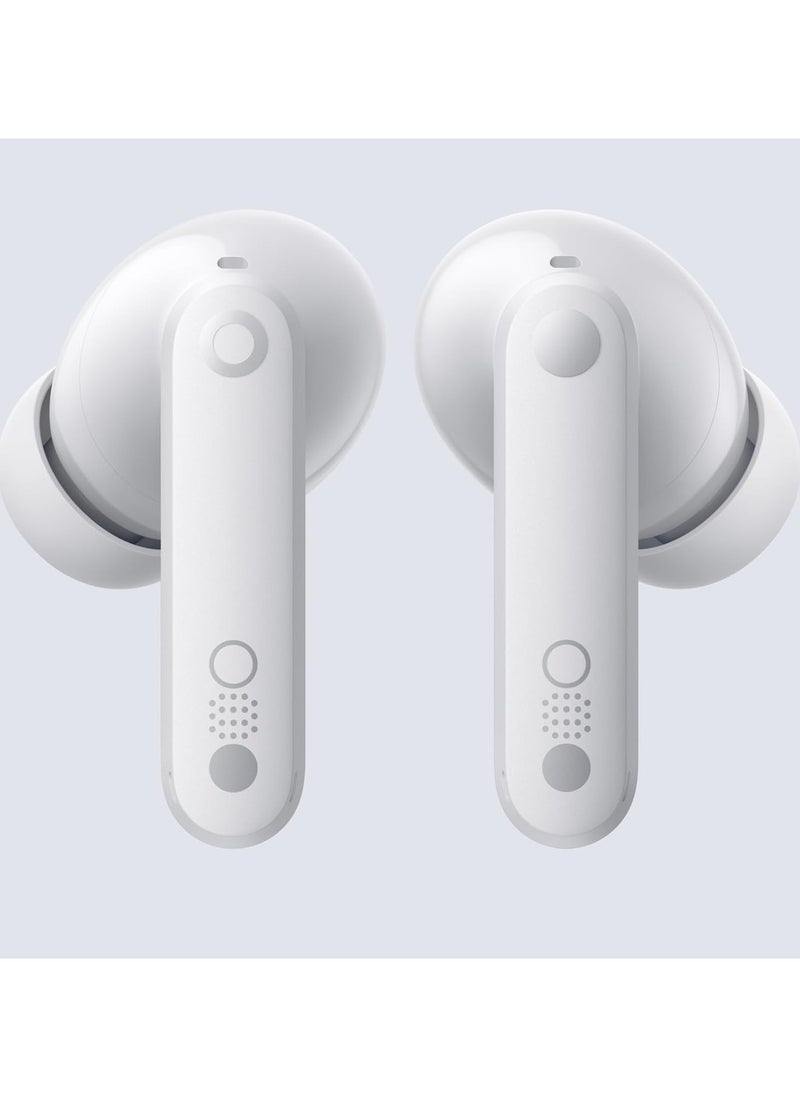CMF Buds Pro 2, Integrated, True Wireless With Clear Voice Technology 2.0, 50 dB Smart Active Noise Cancellation, Spatial Audio Effect,Middle East Version white