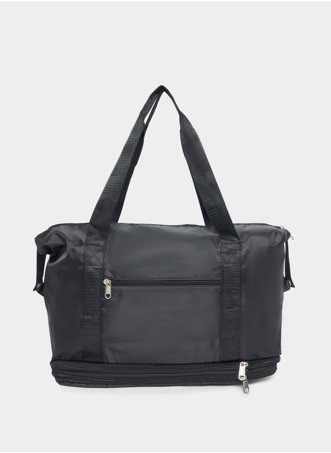 Printed Patch Detail Fundamental Sports Bag