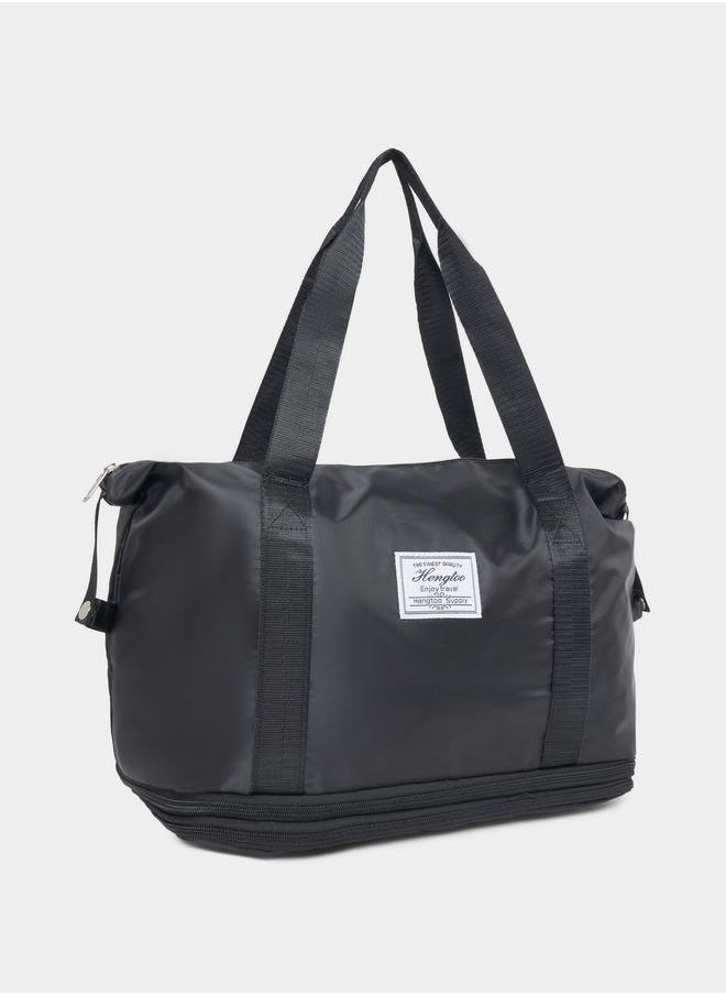 Printed Patch Detail Fundamental Sports Bag