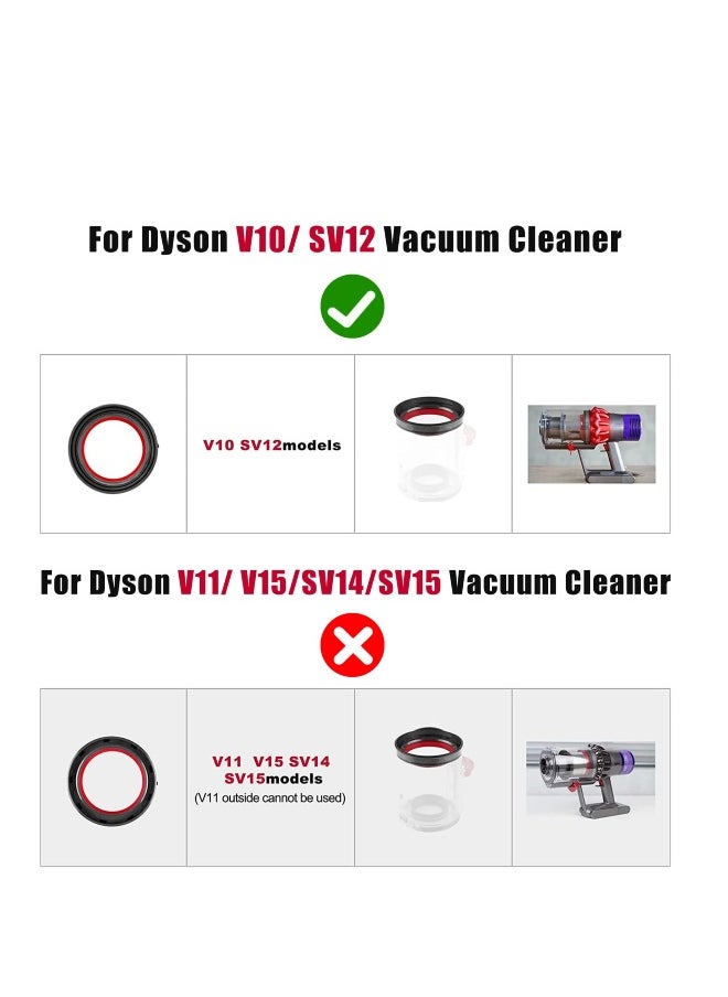 Dust Bin Bucket Top Fixed Sealing Ring for Dyson V11 V15 SV14 SV15 SV22 Vacuum Cleaner Dust Bucket/Dirt Cup Replacement Parts, Vacuum Cleaner Repair Accessories