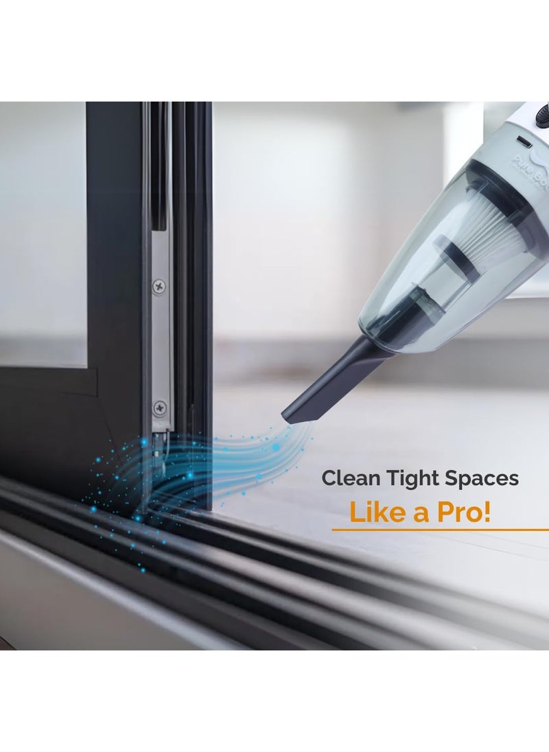 Pure Bot Lstick Neo 800 Watts Handheld Vacuum Cleaner Lightweight Durable Body White
