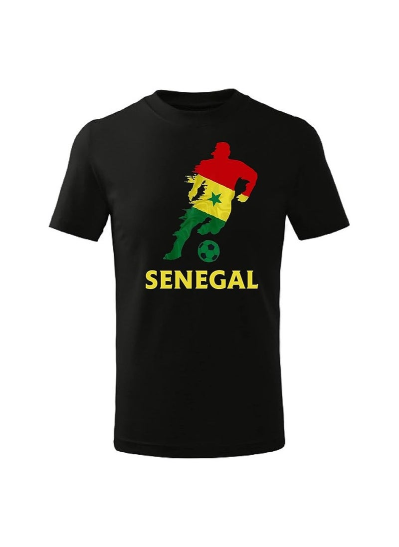 Senegal Football Printed T-shirts Supporting The Football Jersey T-shirts For Men|Women|Kids To Win The Cup