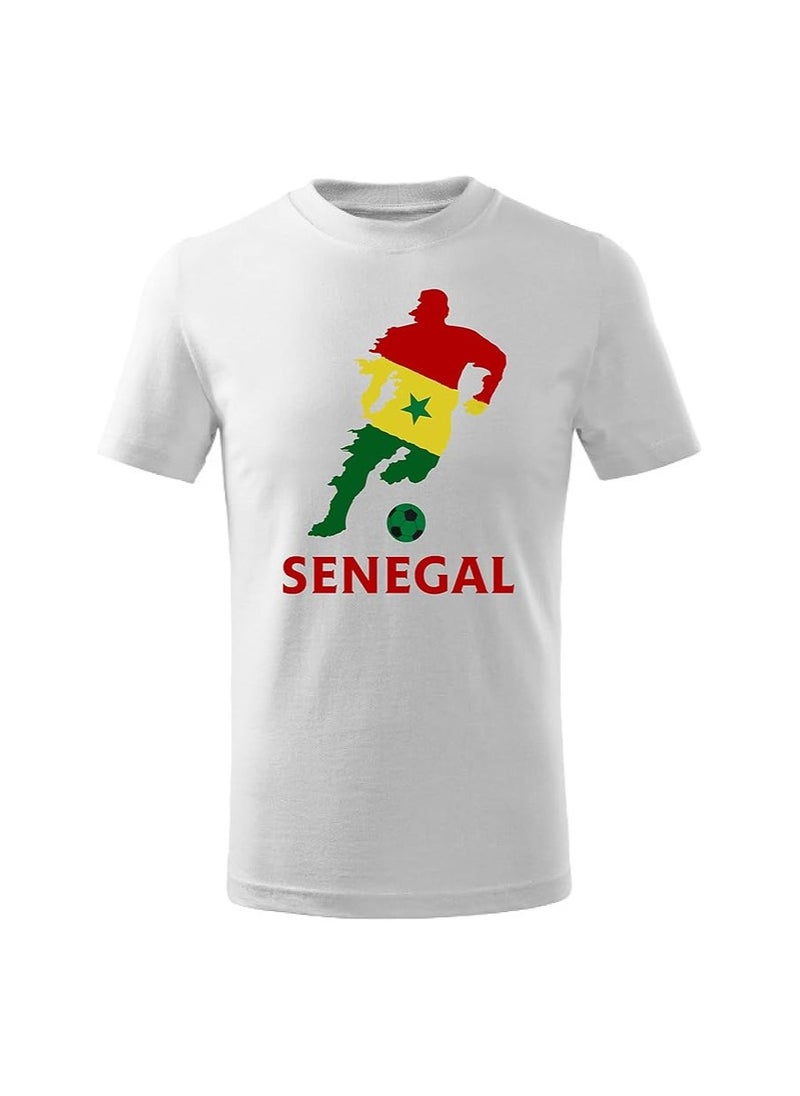 Senegal Football Printed T-shirts Supporting The Football Jersey T-shirts For Men|Women|Kids To Win The Cup