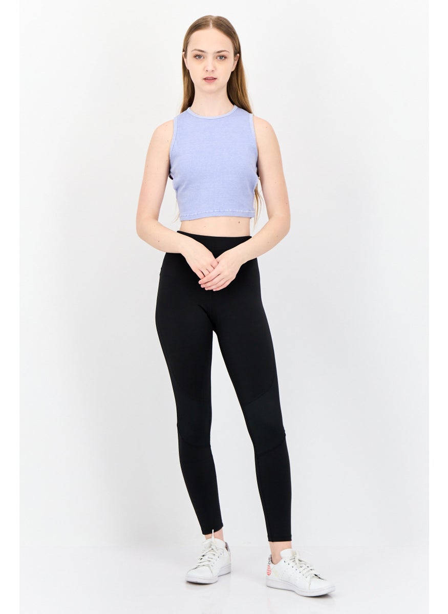Women Sportswear Fit Sleeveless Training Tank Top, Blue