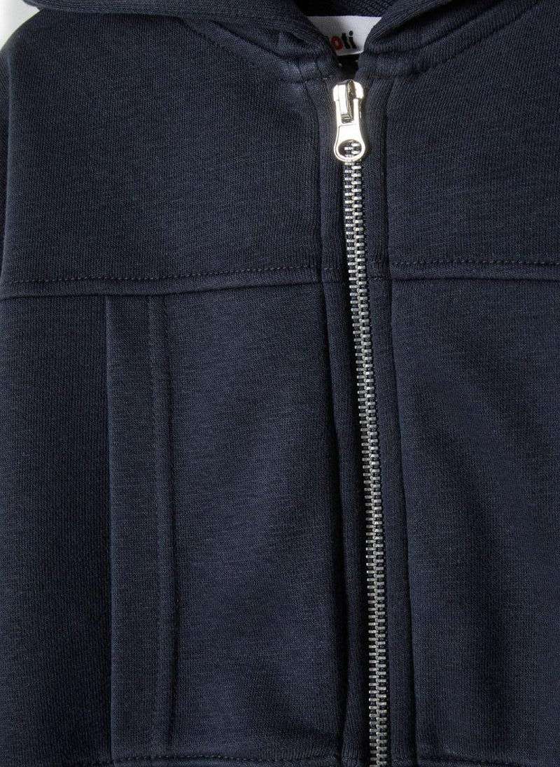 Kids Girls Tracksuit Set with Hoodie Jacket and Jogger Bottoms