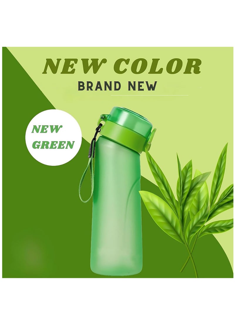 BPA-Free Sports Water Bottle Set with 750ML Capacity, Includes 7 Flavor Pods for Sugar-Free Fruit Infused Water, Perfect for Gym and Outdoor Activities, Ideal Gift Option.
