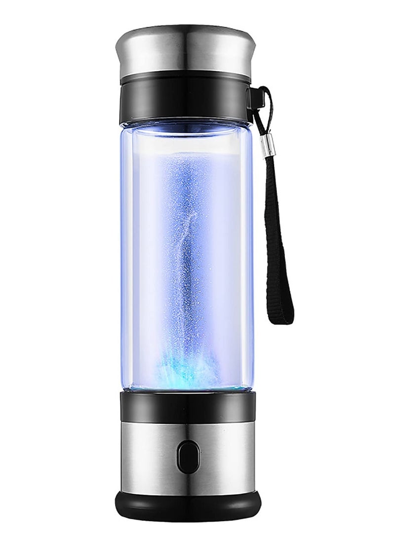 Portable Hydrogen Water Bottle Generator - Rechargeable 3-Minute Hydrogen-Rich Water Maker with Advanced Anti-Oxidation and Anti-Aging Technology, Producing Up to 800 PPB.