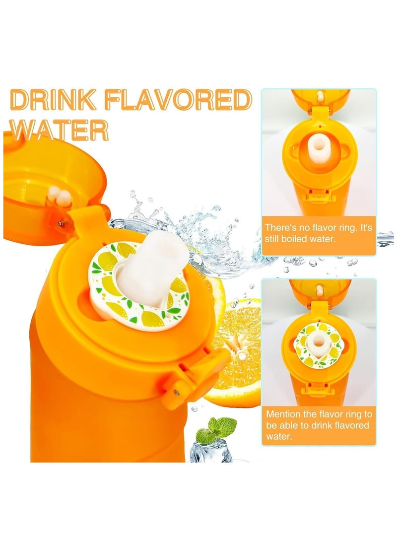 BPA-Free Sports Water Bottle Set with 750ML Capacity, Includes 7 Flavor Pods for Sugar-Free Fruit Infused Water, Perfect for Gym and Fitness Activities.