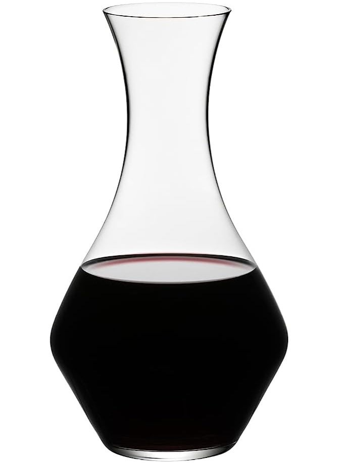 RIEDEL Merlot Wine Decanter – Fine Crystal Glass Carafe for Red & White Wines, Elegant Style, Dishwasher Safe