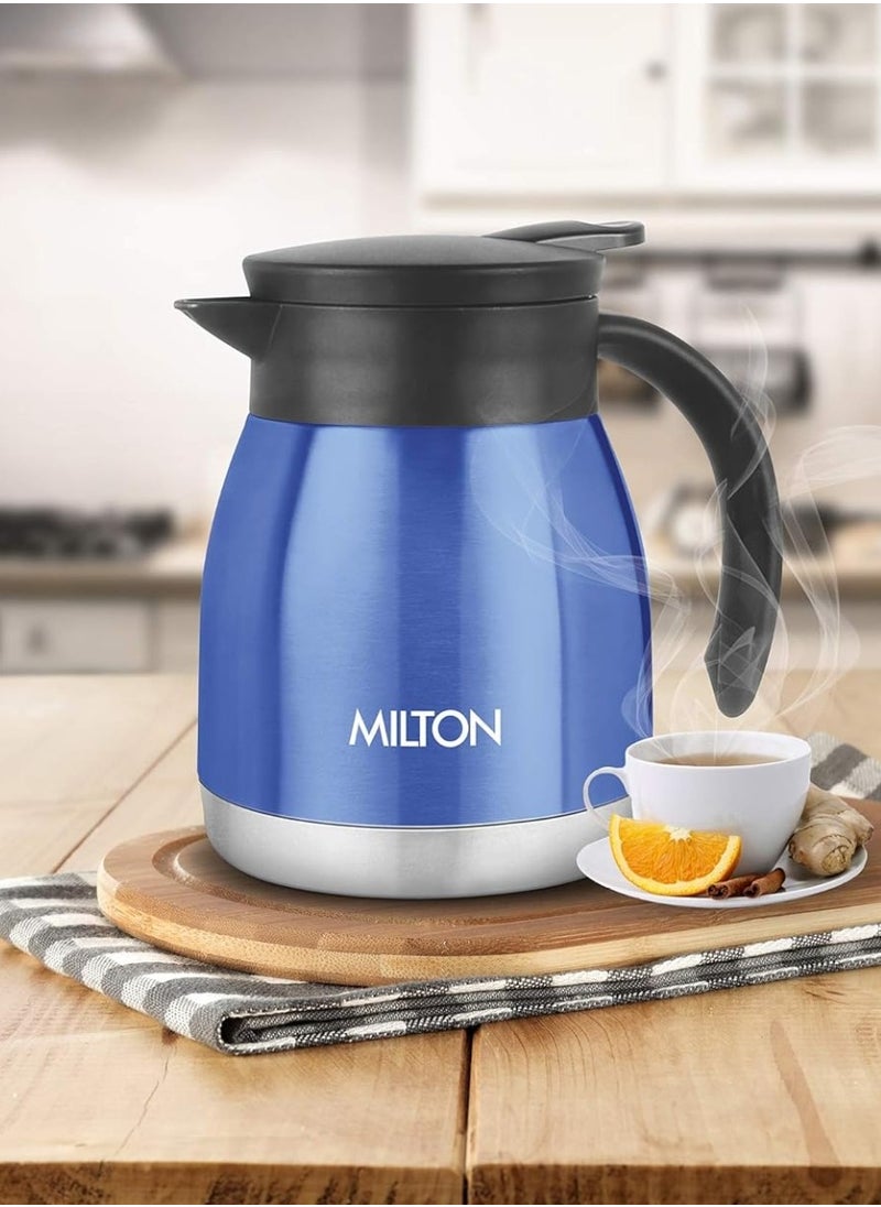 Milton Bistro 600 Thermosteel Carafe, 490 ml, Blue, Stainless Steel