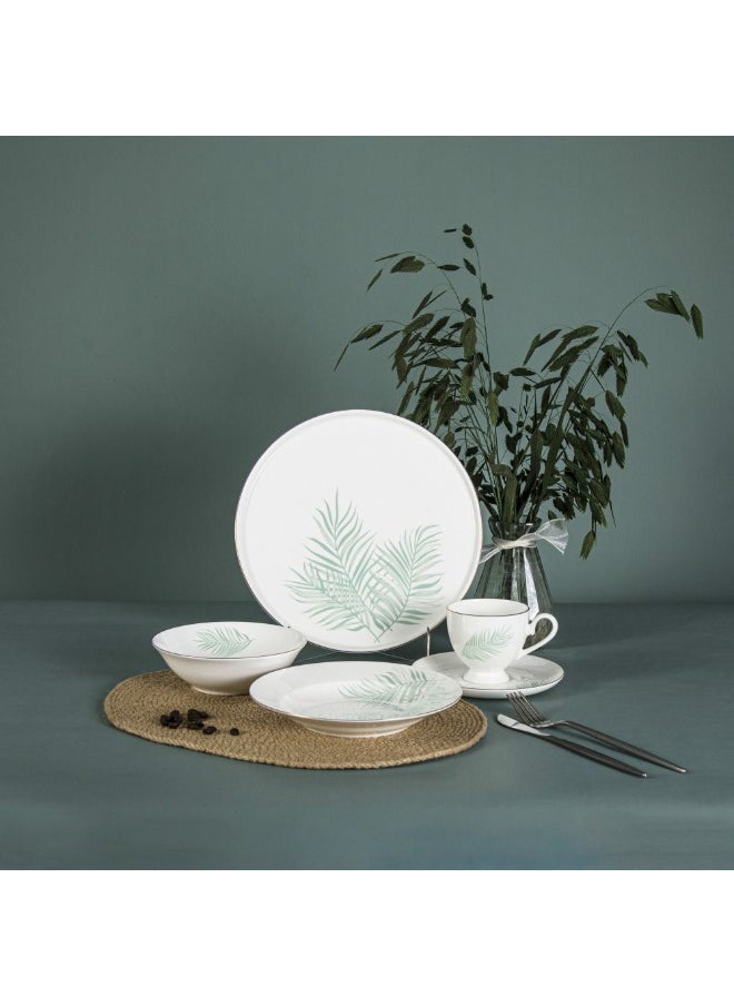Botanica 20-Piece Fine Bone China Dinner Set – Elegant Tableware Set for 4, Durable & Stylish, Microwave & Dishwasher Safe, Perfect for Special Occasions, Formal Dining & Everyday Use