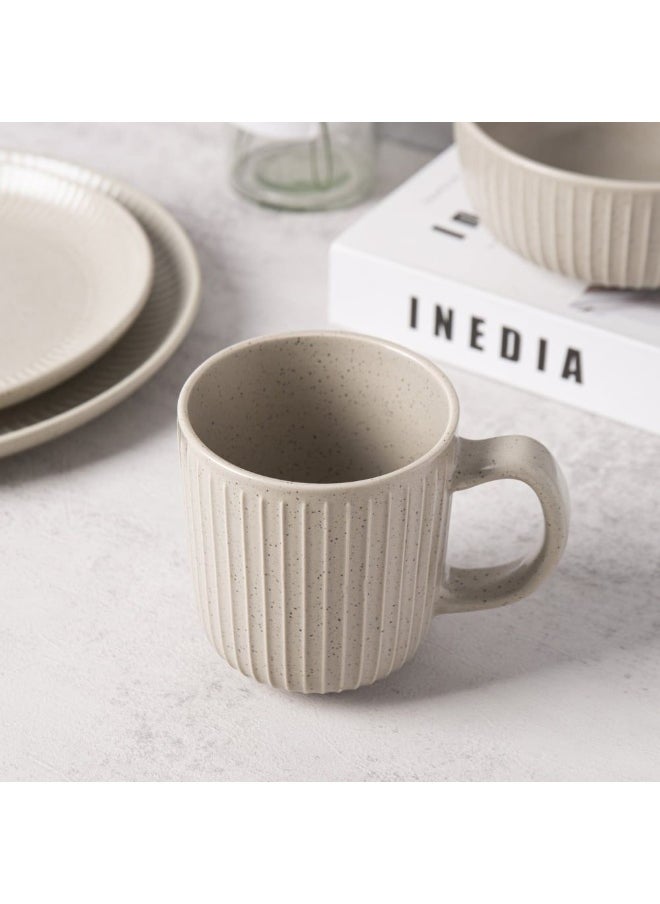 Youthful Bite 16-Piece Stoneware Dinner Set – Elegant Tableware for 4, Durable & Stylish, Microwave & Dishwasher Safe, Perfect for Casual & Formal Dining, Everyday Meals