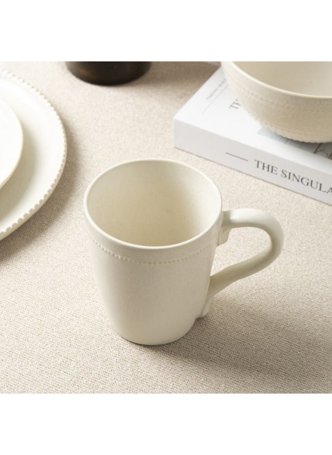 Youthful Bite 16-Piece Stoneware Dinner Set – Stylish & Durable Tableware for 4, Microwave & Dishwasher Safe, Perfect for Casual & Formal Dining, Everyday Meals & Special Occasions