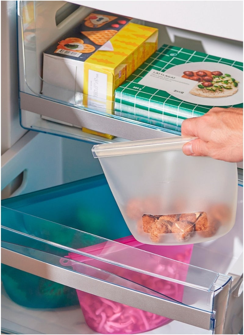 3-Piece Resealable Bag Set Multicolour