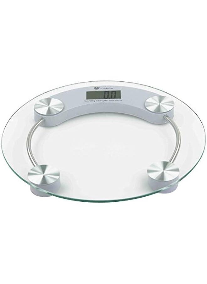 Glass Bathroom Scale Round, No Size, Clear 8mm