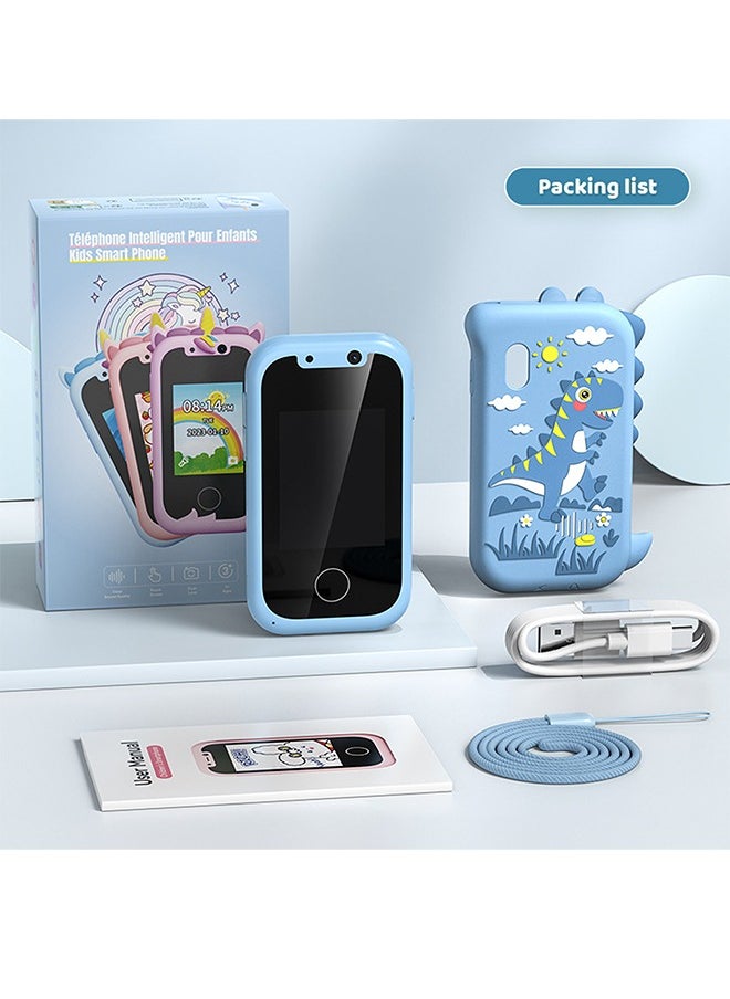 Kids Smart Phone Toys for Girls and Boys Ages 3-10 Toddler Play Travel Toys with Dual Camera Educational Learning Games Puzzles MP3 Music Player Birthday Gifts for Kids Girls and Boys 3 4 5 6 7 8 Ye