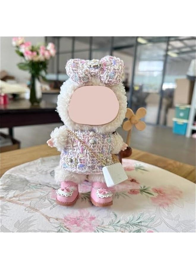 17cm Doll Clothes – Luxury Outfit Set for Dolls+Shoes+Bag+Hairband,6.7 Inches Cute Doll Clothes - Adorable Outfit for 17cm, Accessories Outfits(Style B)