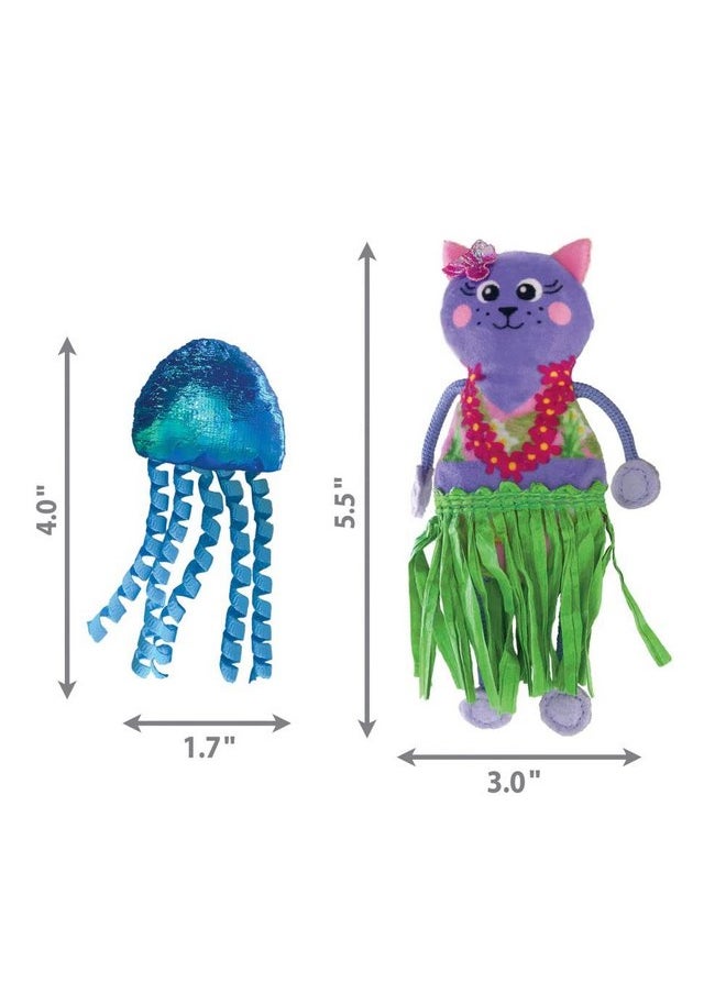 KONG Tropics Hula W/Catnip, 2 Pack