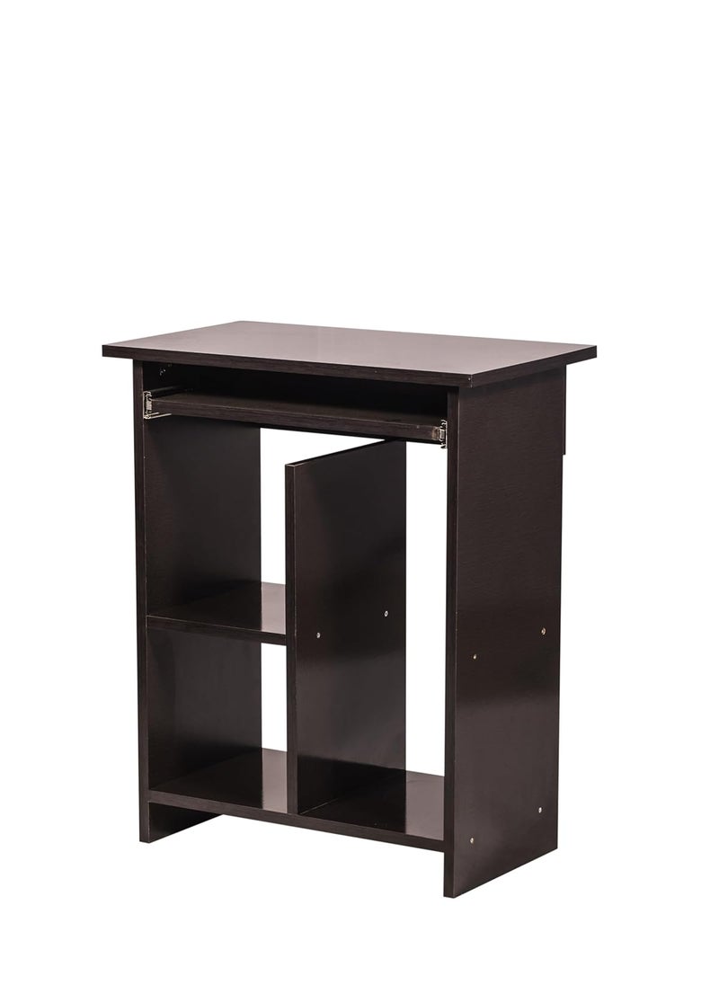 YOVA Interior Engineered Wood Elite Home Office Computer TableStudy DeskWriting Desk and Lap Desk for StudentsKids and AdultsPack of 1 Black