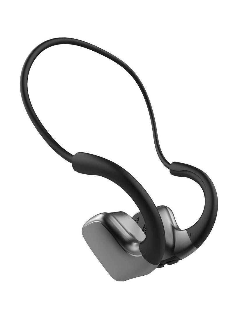 Bluetooth 5.0 Wireless Headphones for Outdoor Sports, Bone Conduction Earphones with Mic, Hands-Free Headsets