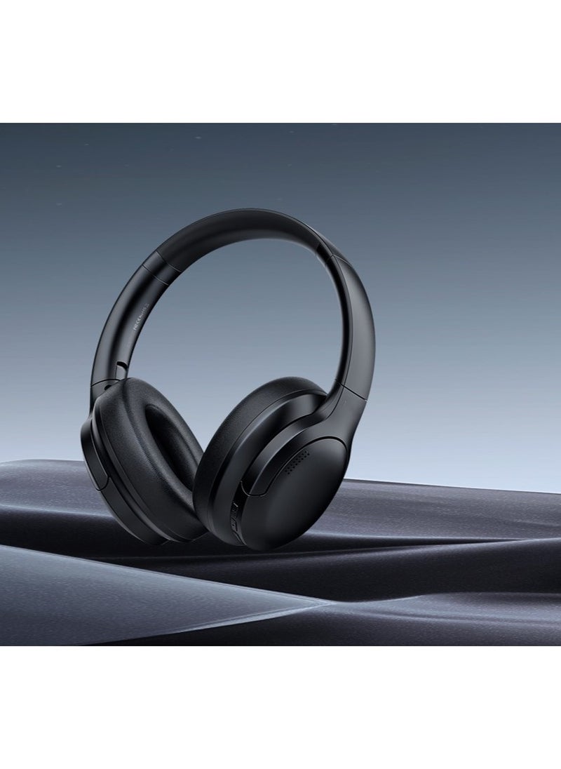 Bluetooth Headset with ANC 40dB Noise Cancellation, Hi-Fi Sound, Foldable  Lightweight, 300mAh Battery, Bluetooth V5.3 – Ideal for Immersive Listening, Calls, and Sports
