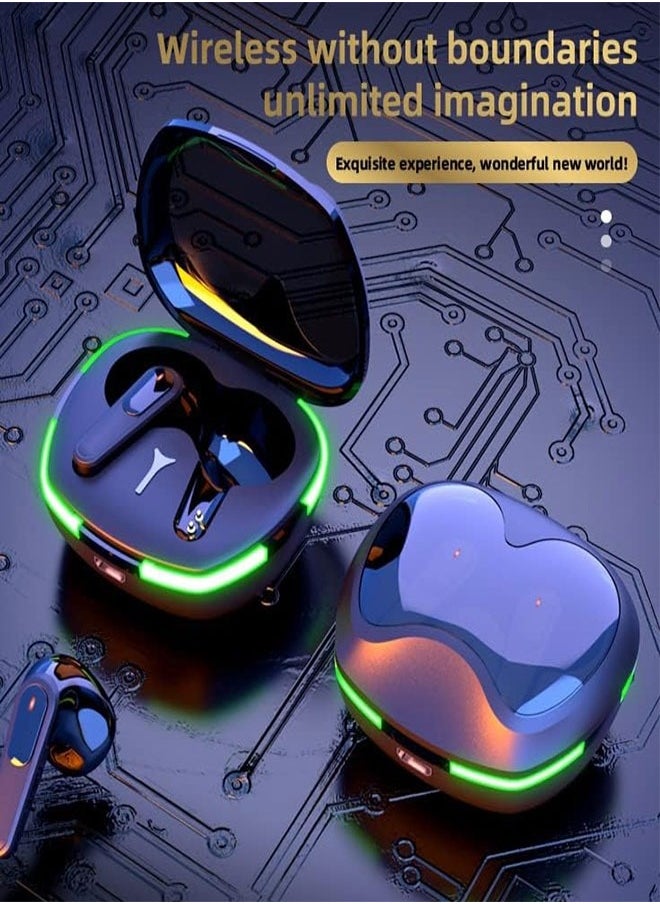 Wireless Bluetooth 5.3 Headset, IPX4 Sports Waterproof, Stable Connection, Low Latency, Compatible With iOS, Android And Window