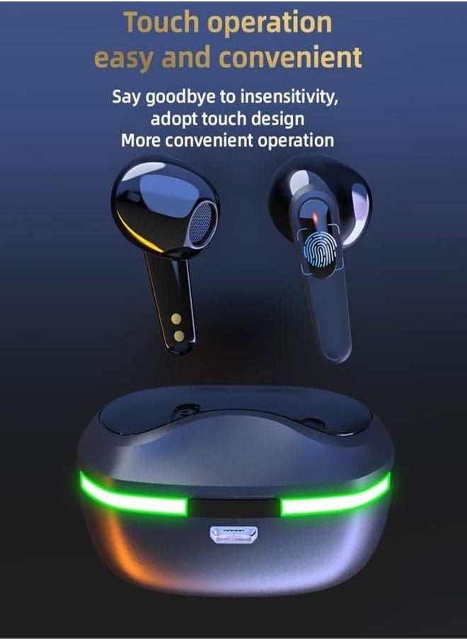 Wireless Bluetooth 5.3 Headset, IPX4 Sports Waterproof, Stable Connection, Low Latency, Compatible With iOS, Android And Window