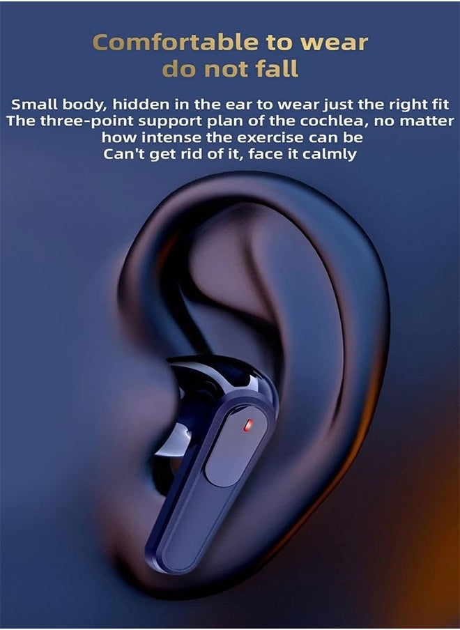 Wireless Bluetooth 5.3 Headset, IPX4 Sports Waterproof, Stable Connection, Low Latency, Compatible With iOS, Android And Window