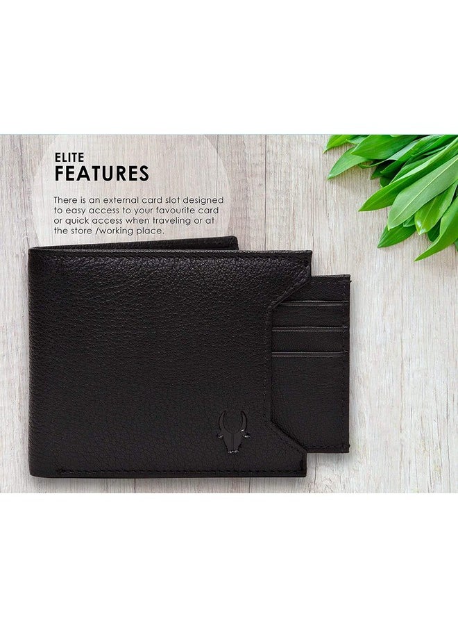 Rfid Protected Leather Wallet For Men