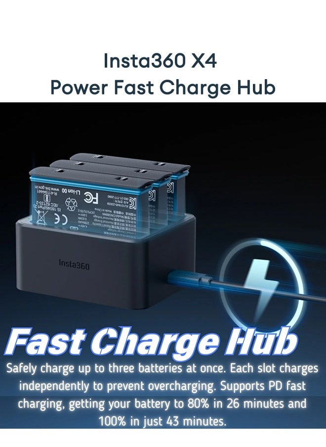 Original Insta360 X4 Power Fast Charge Hub