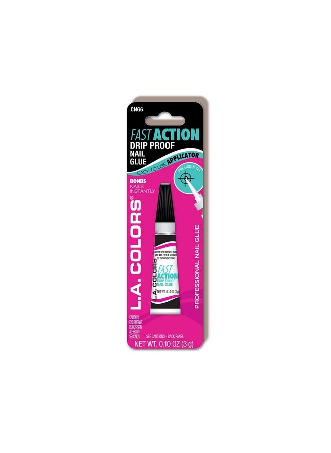L.A. COLORS Drip Proof Nail Glue, 0.1 Ounce, CNG6
