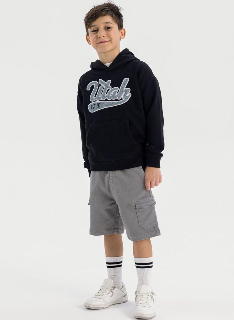 Kids Boys  Knitted Cargo Shorts