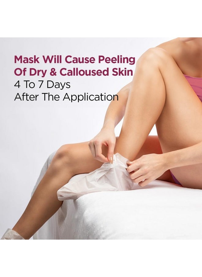 Furr Peeling & Exfoliating Foot Mask | Reduces Dry Skin & Hard Calluses | Exfoliates, Moisturizes & Hydrates Feet | Nourishing Foot Mask | Fits Like Socks | For Soft & Smooth Skin | Unisex