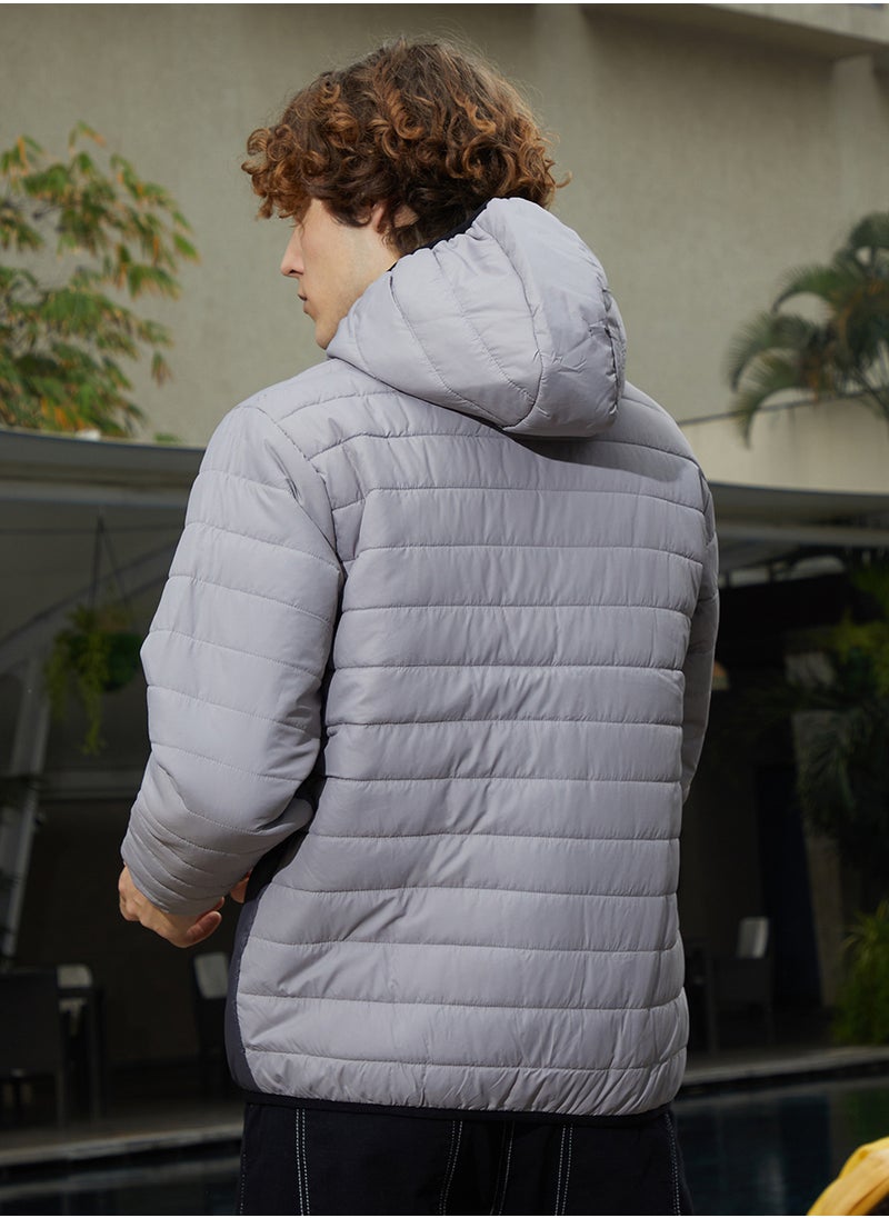 Men's Coin Grey Oslo Puffer Jacket