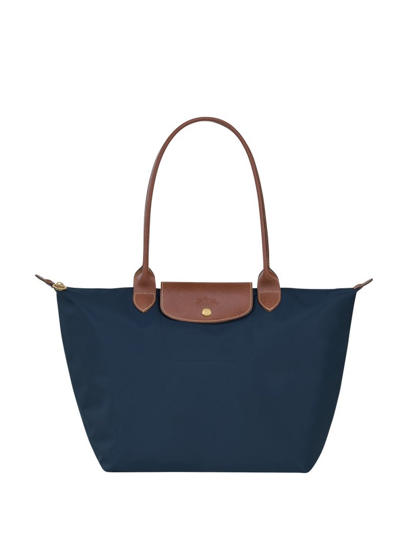 women's large tote bag, handbag, shoulder bag, navy blue classic style Topic