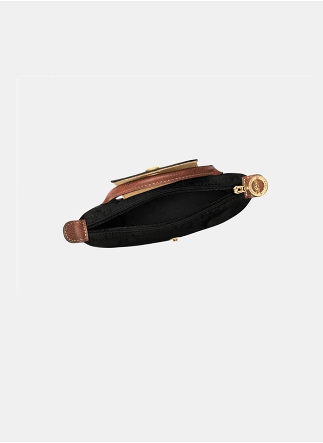 Women's classic fashion versatile mini makeup bag handbag shoulder bag handheld small bag Mini Classic Black